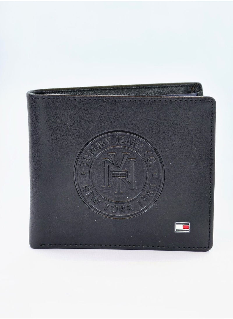 TH Black Leather Wallet 45#