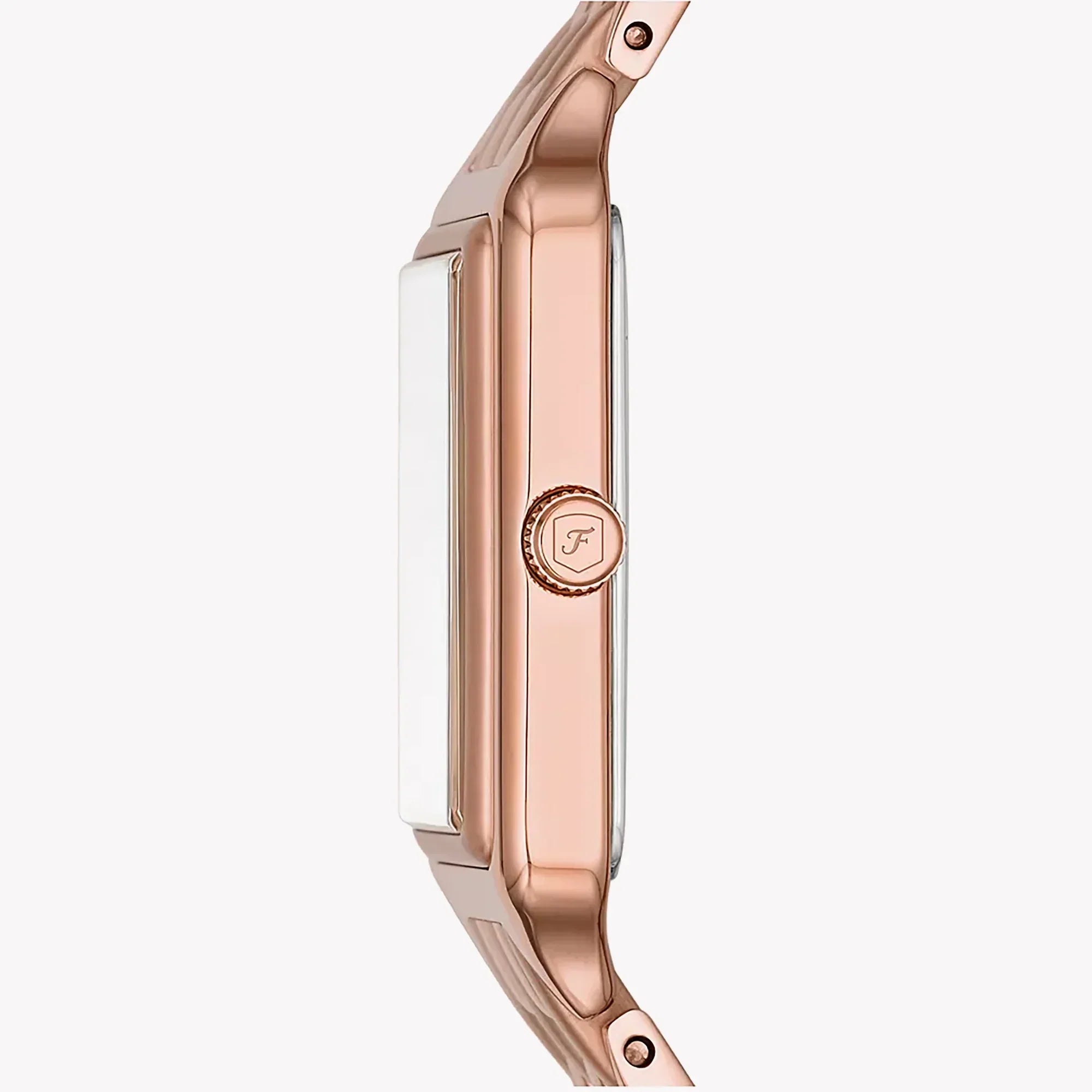 Fossil Raquel ES5271 Three-Hand Rose Gold-Tone Stainless Steel Women's Watch