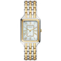 Fossil Raquel ES5305 Three-Hand Mother of Pearl Two-Tone Stainless Steel Women's Watch