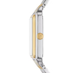 Fossil Raquel ES5305 Three-Hand Mother of Pearl Two-Tone Stainless Steel Women's Watch