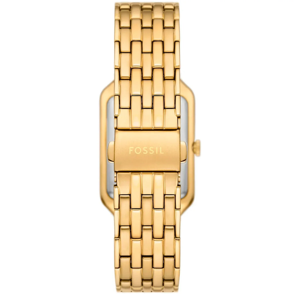 Fossil Raquel ES5341 Three-Hand Green Dial Gold-Tone Stainless Steel Women's Watch
