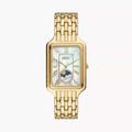 Fossil Raquel ES5398 Sun & Moon Mother of Pearl Gold-Tone Stainless Steel Women's Watch