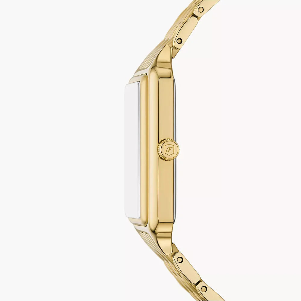 Fossil Raquel ES5398 Sun & Moon Mother of Pearl Gold-Tone Stainless Steel Women's Watch