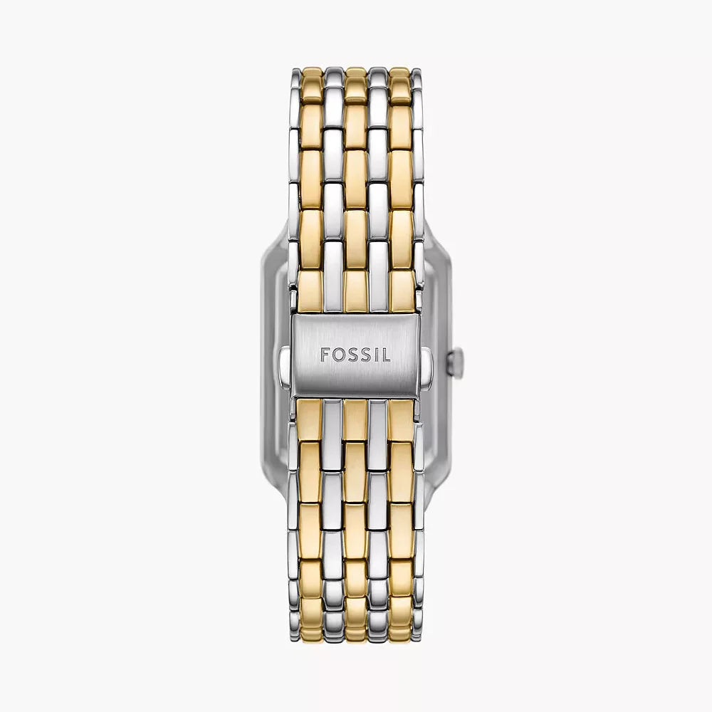 Fossil Raquel ES5399 Sun & Moon Mother of Pearl Two-Tone Stainless Steel Women's Watch