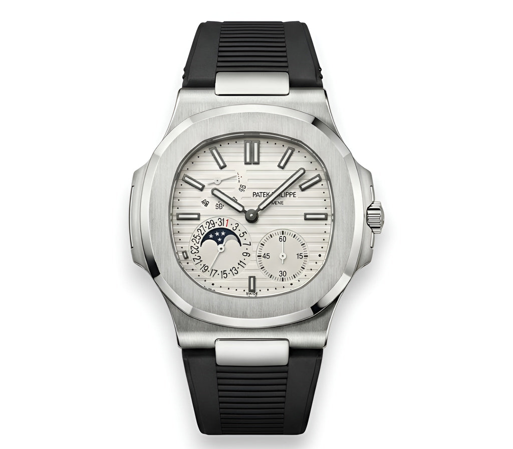 Patek Philippe Grand Complication – white dial x black rubber strap – Japanese automatic movement