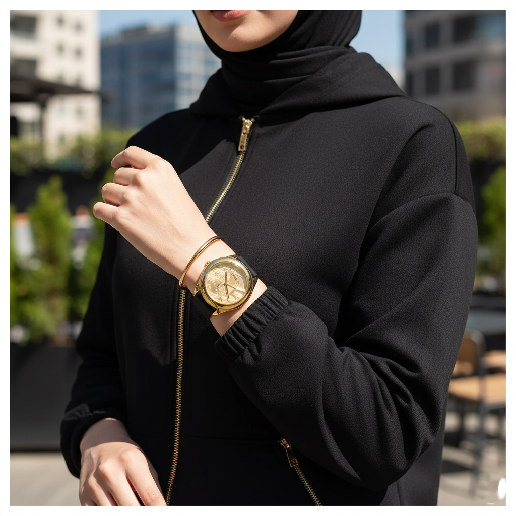 Guess Cubed GW0665L1 Gold Tone Case Black Rubber Watch
