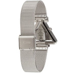 Guess Fame GW0508L1 Silver Tone Triangle Case Mesh Bracelet Watch