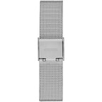 Guess Fame GW0508L1 Silver Tone Triangle Case Mesh Bracelet Watch