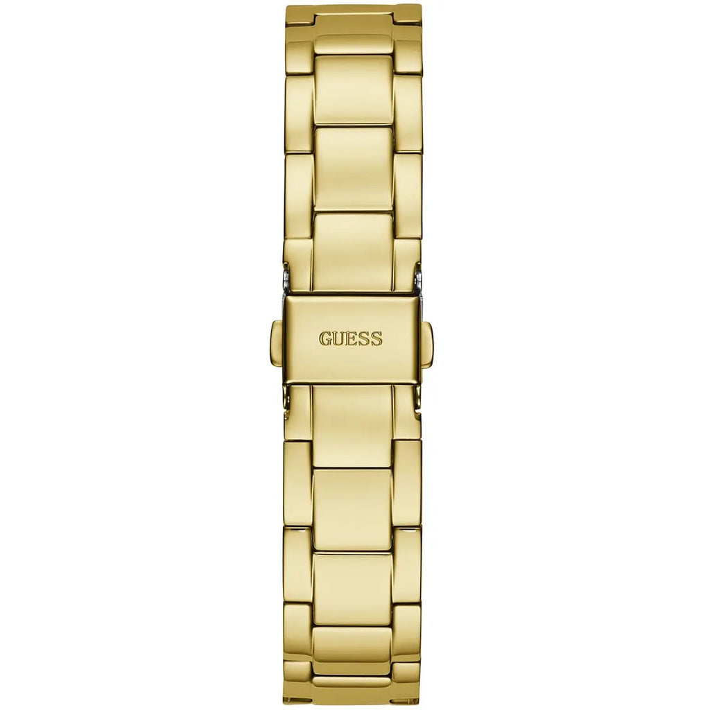 Guess G Twist W1201L2 Gold Tone Crystal Bezel Glitter Dial Ladies Watch