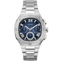 Guess Headline GW0572G1 Men's Silver-Tone & Blue Dial Watch