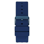 Guess Treasure GW0443G1 Blue Tone Skeleton Dial Blue Rubber Watch