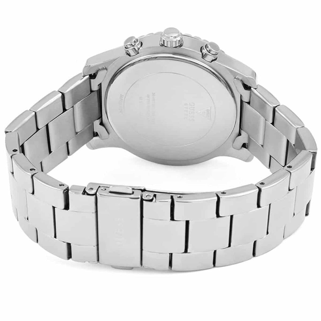 Guess Confetti W0774L6 Silver & Blue Glitter Watch