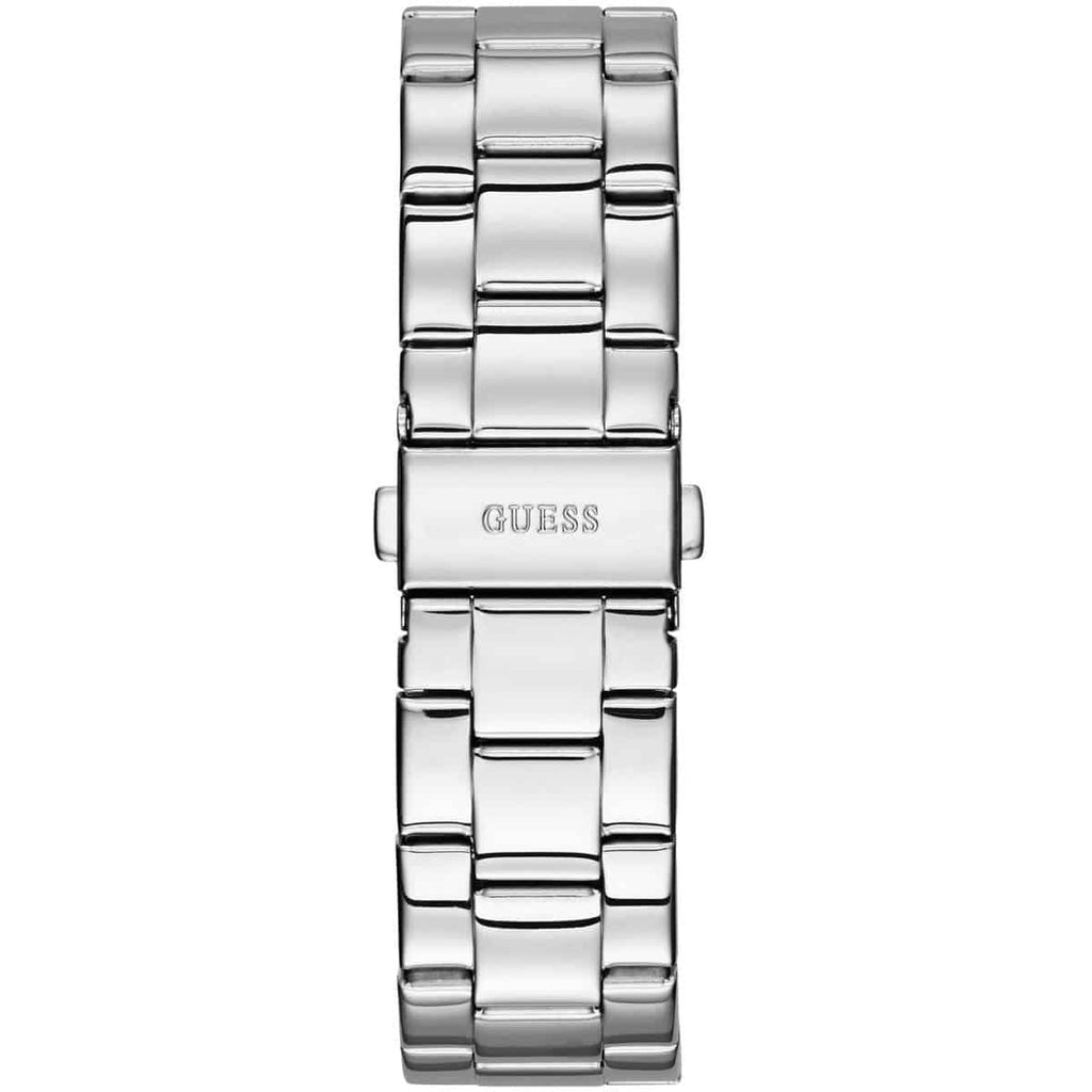 Guess Confetti W0774L6 Silver & Blue Glitter Watch