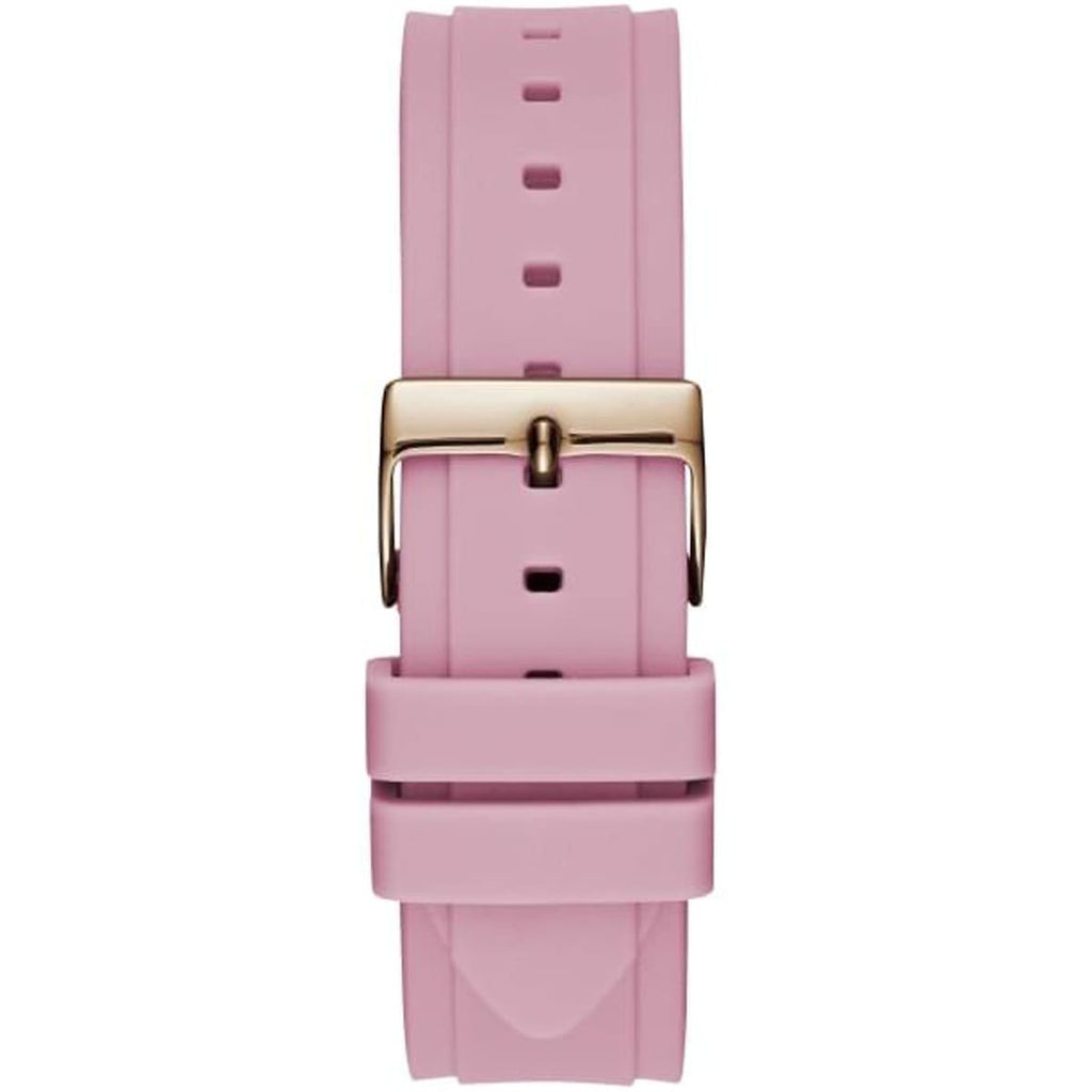 Guess Limelight W1053L3 Multi-Function Pink Dial Women's Pink Rubber Watch