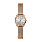 Guess Whisper W1084L3 Rose Gold Mesh Crystal Dial Women's Watch