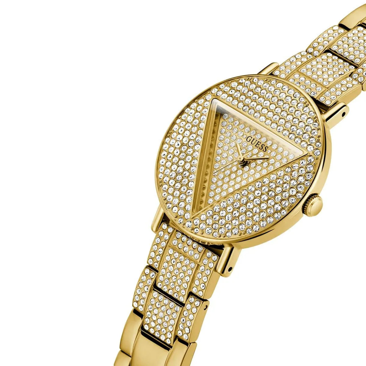 Guess Trend GW0512L2 Gold Case Full Crystal Dial Gold Metal Women's Watch