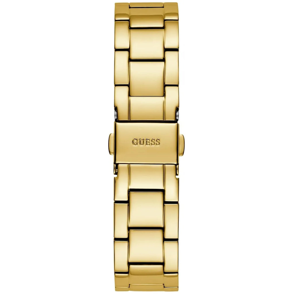 Guess Fame GW0508L2 Gold Triangle Case Crystal Bezel Gold Mesh Women's Watch