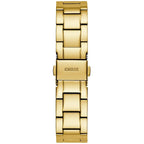 Guess Fame GW0508L2 Gold Triangle Case Crystal Bezel Gold Mesh Women's Watch