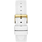 Guess Limelight GW0519L2 Multi-Function Gold Dial Women's White Rubber Watch