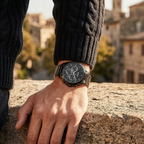 Hugo Boss Onyx 1513365 Chronograph Black Dial Men's Black Metal Watch