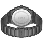 Hugo Boss Taper 1514090 Men's Black Steel Watch with Gold Bezel