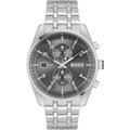 Hugo Boss Skytraveller 1514151 Men's Silver Watch Grey Dial