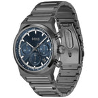 Hugo Boss Candor 1514223 Men's Grey Steel Watch with Blue Dial