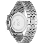 Hugo Boss Aeroliner 1512446 Silver Stainless Steel Black Dial Chronograph Watch