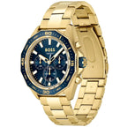 Hugo Boss Energy 1513973 Gold-Tone Blue Dial Chronograph Men's Watch