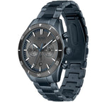 Hugo Boss Santiago 1513865 Blue IP Steel Grey Dial Men's Watch