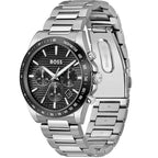 Hugo Boss Strike 1514290 Silver-Tone Black Dial Chronograph Men's Watch