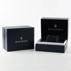 Maserati Sfida R8871640002 Men's Two-Tone Watch Black Rubber