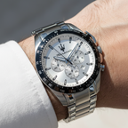 Maserati Traguardo R8873612049 Silver Case White Dial Black Bezel Watch