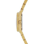 Michael Kors Lexington MK3284 Red Dial Gold-Tone Stainless Steel Women's Watch