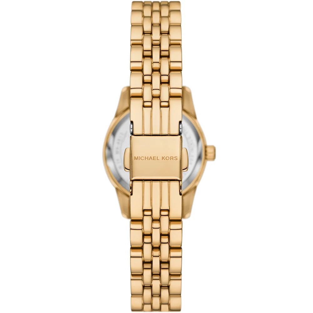 Michael Kors Lexington Mini MK4813 Gold Tone Turquoise Stone Dial Watch