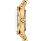 Michael Kors Lexington Mini MK4813 Gold Tone Turquoise Stone Dial Watch