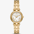 Michael Kors Lennox MK01083 Gold-Tone White Mother of Pearl Women's Watch