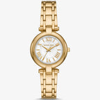 Michael Kors Lennox MK01083 Gold-Tone White Mother of Pearl Women's Watch
