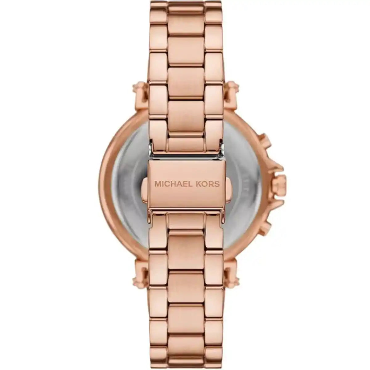 Michael Kors Raquel MK4688 Rose Gold-Tone Chronograph Geometric Case Women's Watch