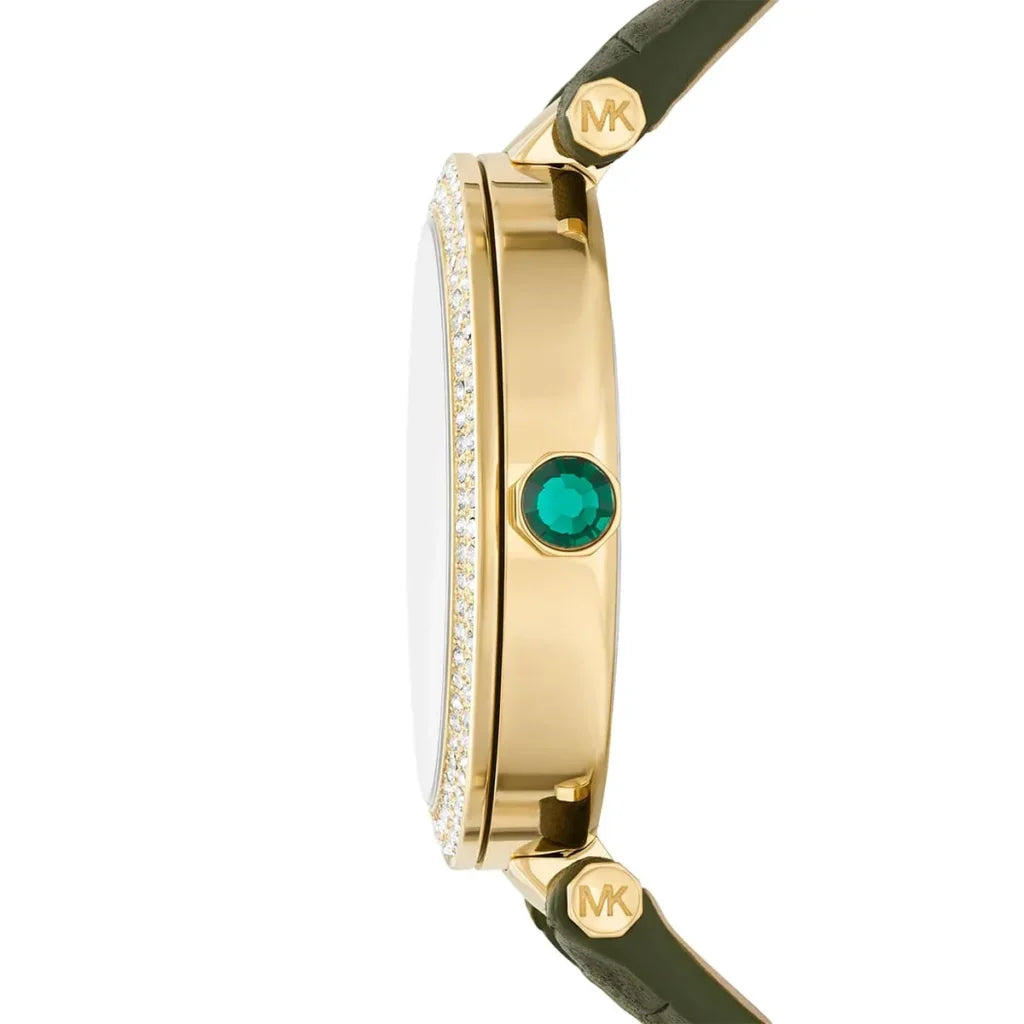 Michael Kors Women’s Watch – Model MK4724 | Parker Collection in Elegant Green Leather