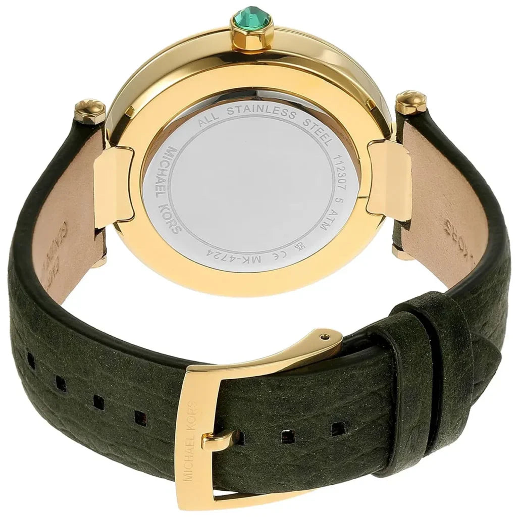 Michael Kors Women’s Watch – Model MK4724 | Parker Collection in Elegant Green Leather