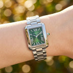 Michael Kors Emery MK4832 Green Dial Silver Stainless Steel Women's Watch