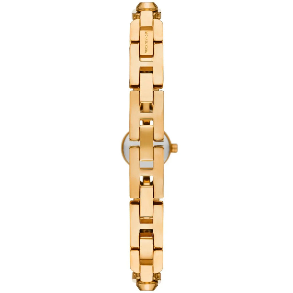 Michael Kors Harlowe MK4871 Gold Dial Gold-Tone Chain Link Women's Watch