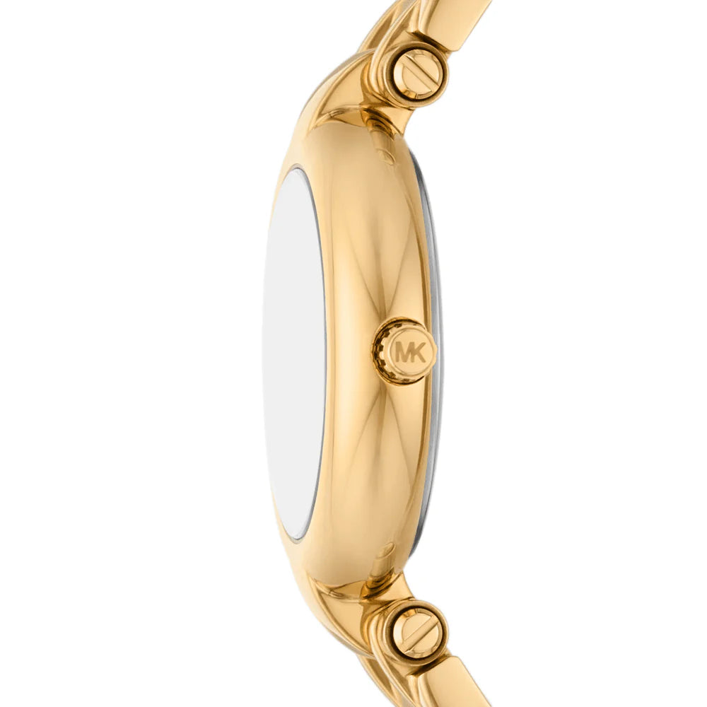 Michael Kors Lennox MK4892 Gold-Tone Green Mother of Pearl Women's Watch