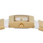 Michael Kors Darrington MK4899 Square Gold Tone White Leather Women Watch