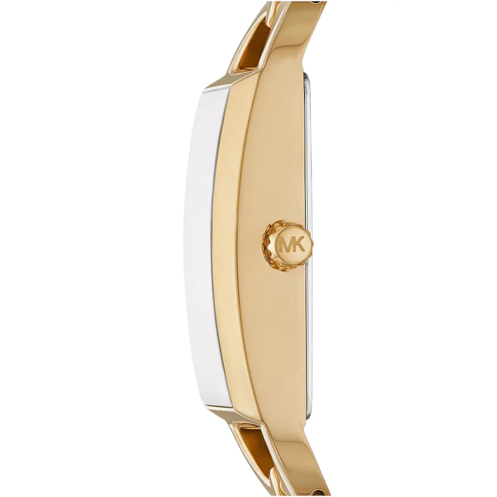 Michael Kors Empire MK7406 Gold Dial Gold-Tone Chain Link Women's Watch