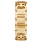 Michael Kors Empire MK7406 Gold Dial Gold-Tone Chain Link Women's Watch