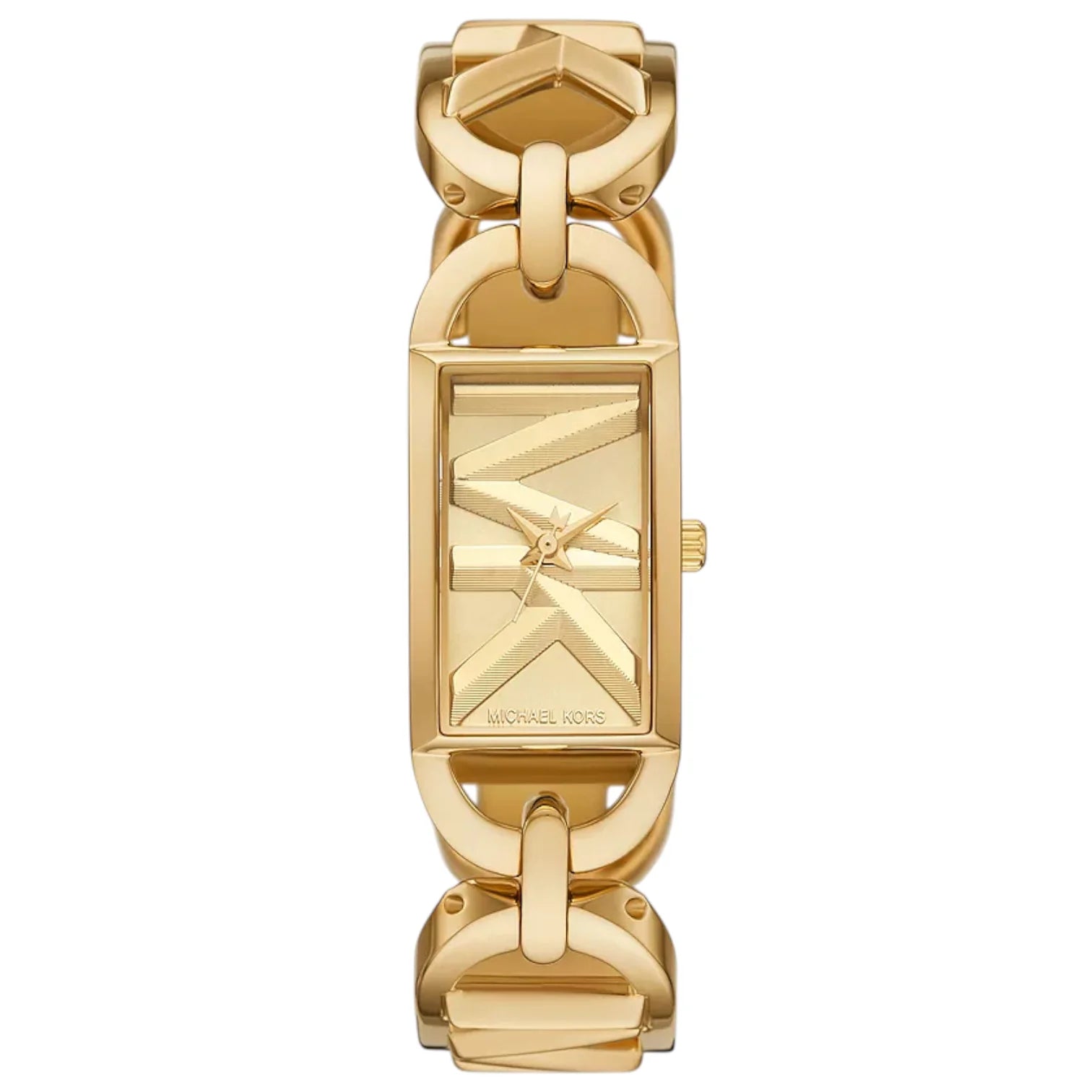 Michael Kors Empire MK7406 Gold Dial Gold-Tone Chain Link Women's Watch