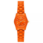 Michael Kors Petite Lexington MK7538LE Limited Edition Orange Stainless Steel Women's Watch