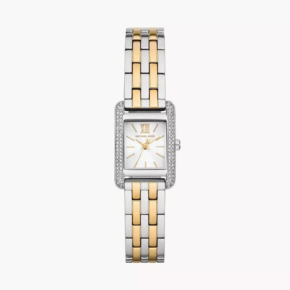 Michael Kors Emery MKO1035 White Dial Two-Tone Stainless Steel Women's Watch